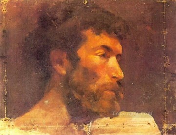  picasso - Head of a Bearded Man La Llotja 1896 Pablo Picasso